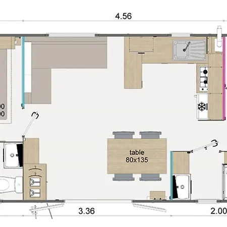 Mobil-home Premium Mayotte - 3 Ch - 2 Sdb 아파트 비스카로세